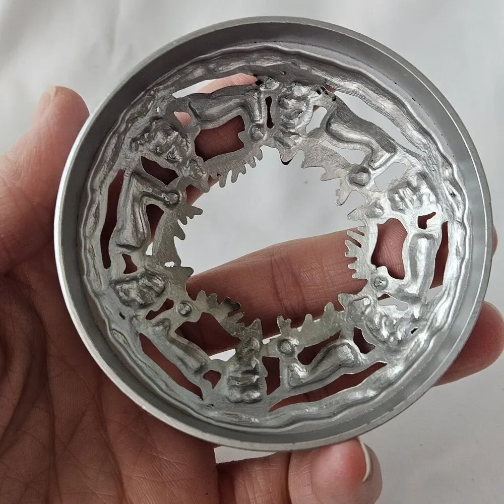 Yankee Candle Illuma Lid Jar Candle Topper Accessory Reindeer Christmas Tree